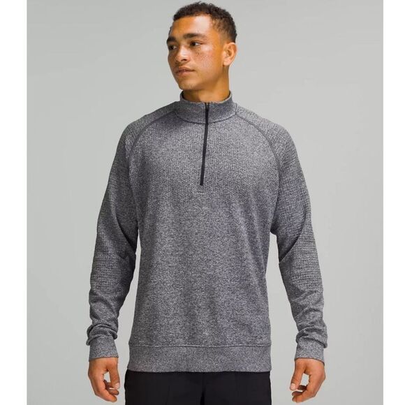 LULULEMON Engineered Warmth 1/4 Zip Long Sleeve Men Medium - Picture 1 of 9